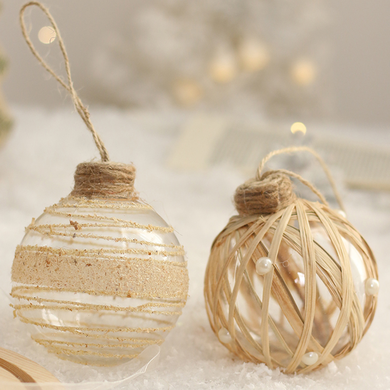 Clear Christmas Ball Ornaments - Art And Craft Xmas Tree ulasan dan harga