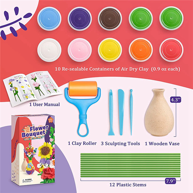 A72P Flower Craft Kit For Kid  - Art Craft Mother'S Day ulasan dan harga