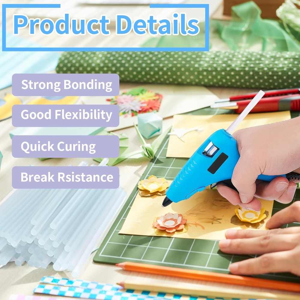 90 PCS Mini Hot Glue Sticks Bu - School Of Art X Craft ulasan dan harga