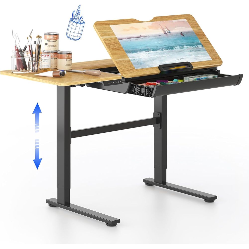 Adjustable Height Electric Sta - Art & Craft Zone ulasan dan harga