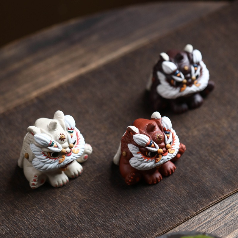 Purple Clay Awakening Lion Tea - Art Craft Lion ulasan dan harga