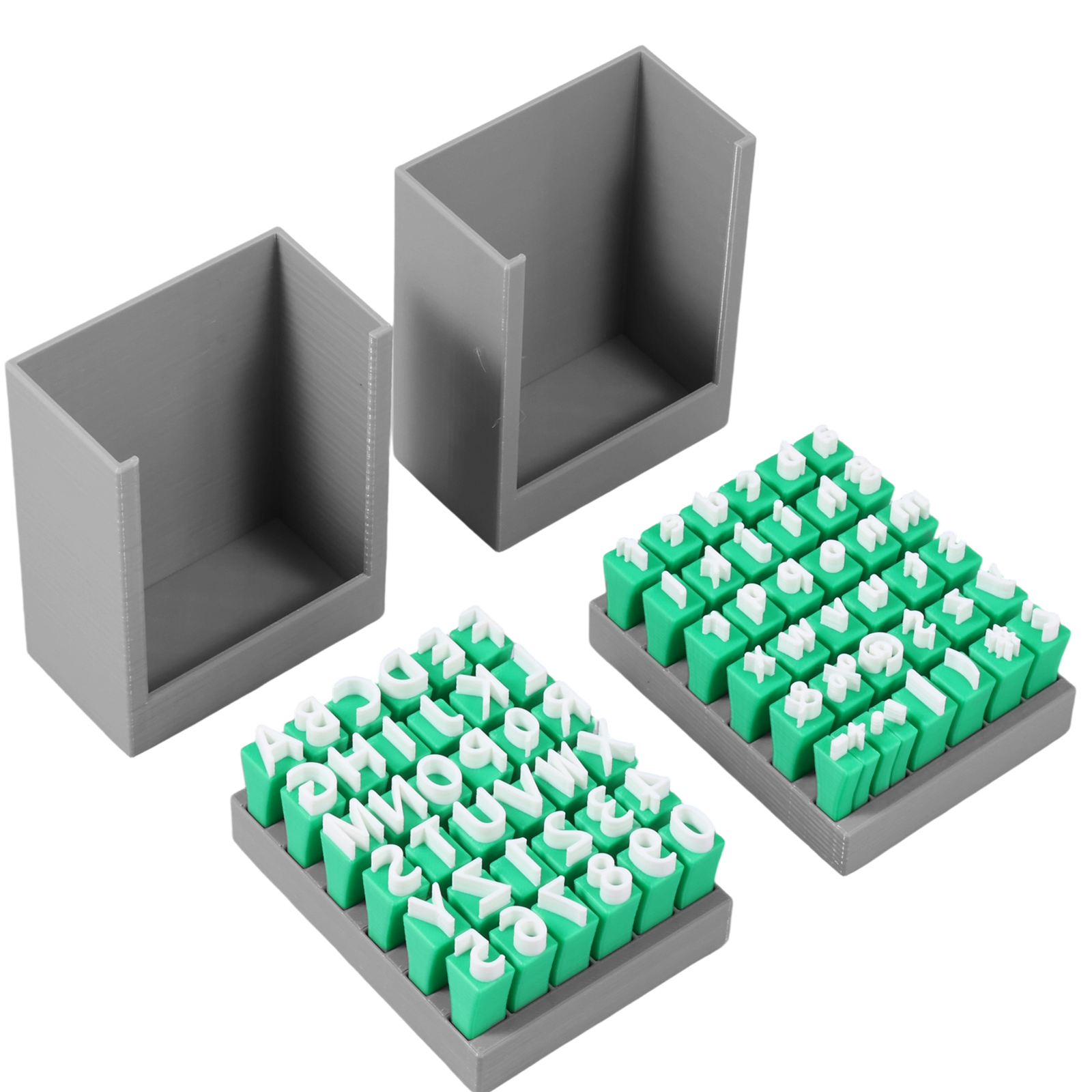 2Pcs PLA Plastic Uppercase Low - Letter S Art Craft ulasan dan harga