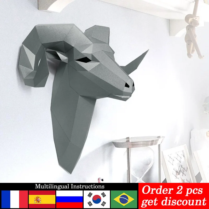 Pre-cut Bighorn Wild Sheep Ani - Art Craft Center ulasan dan harga