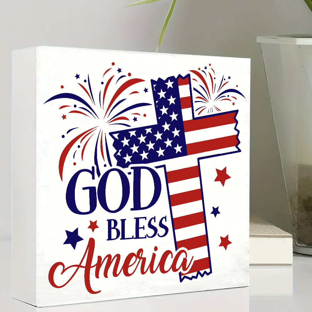 One Independence Day God Bless - Art And Craft Independence Day ulasan dan harga