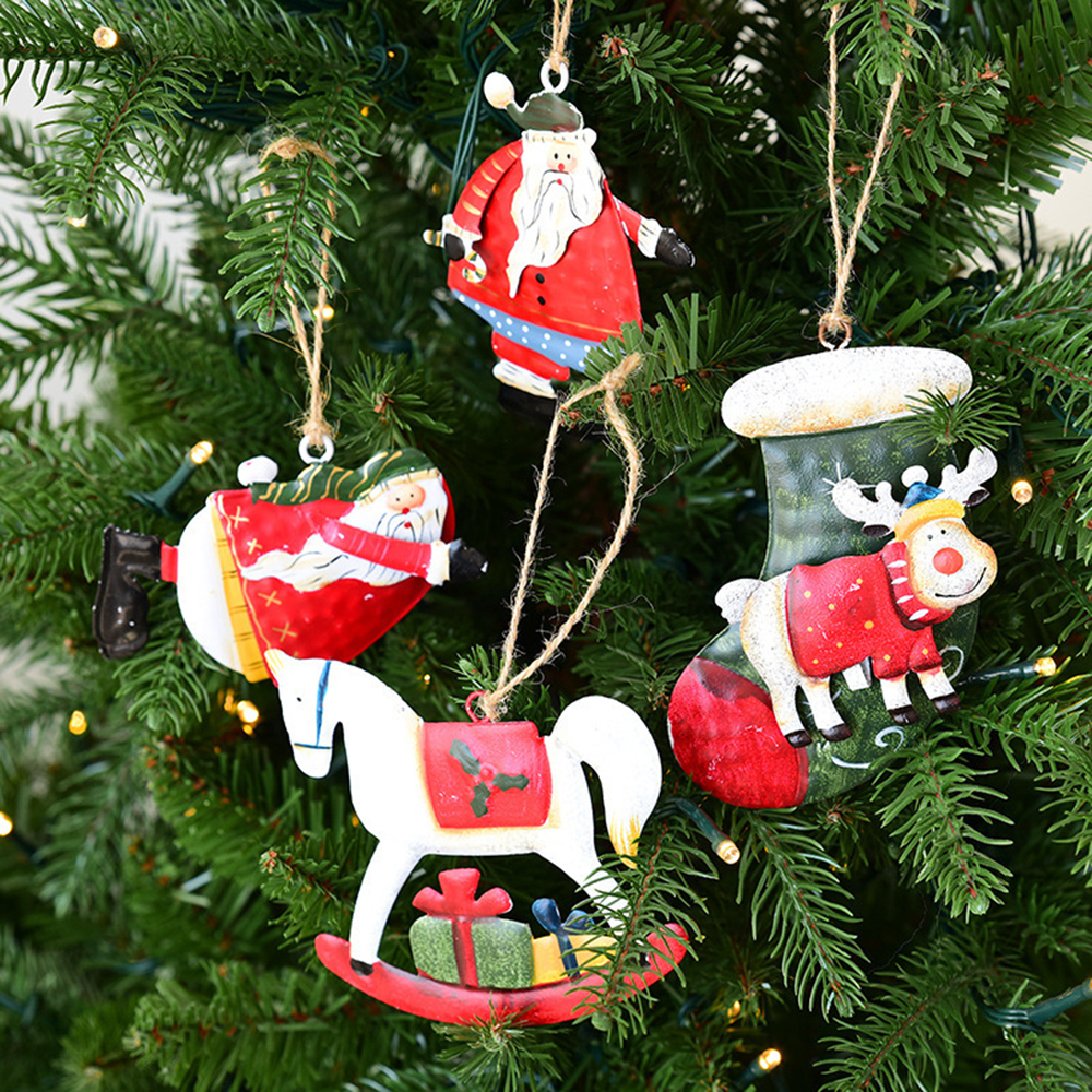 Iron Art Craft Home Decor Sant - Art And Craft Xmas Tree ulasan dan harga