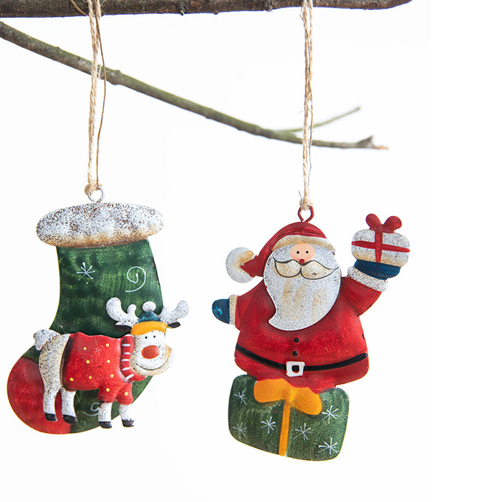 Iron Art Craft Home Decor Sant - Art And Craft Xmas Tree ulasan dan harga