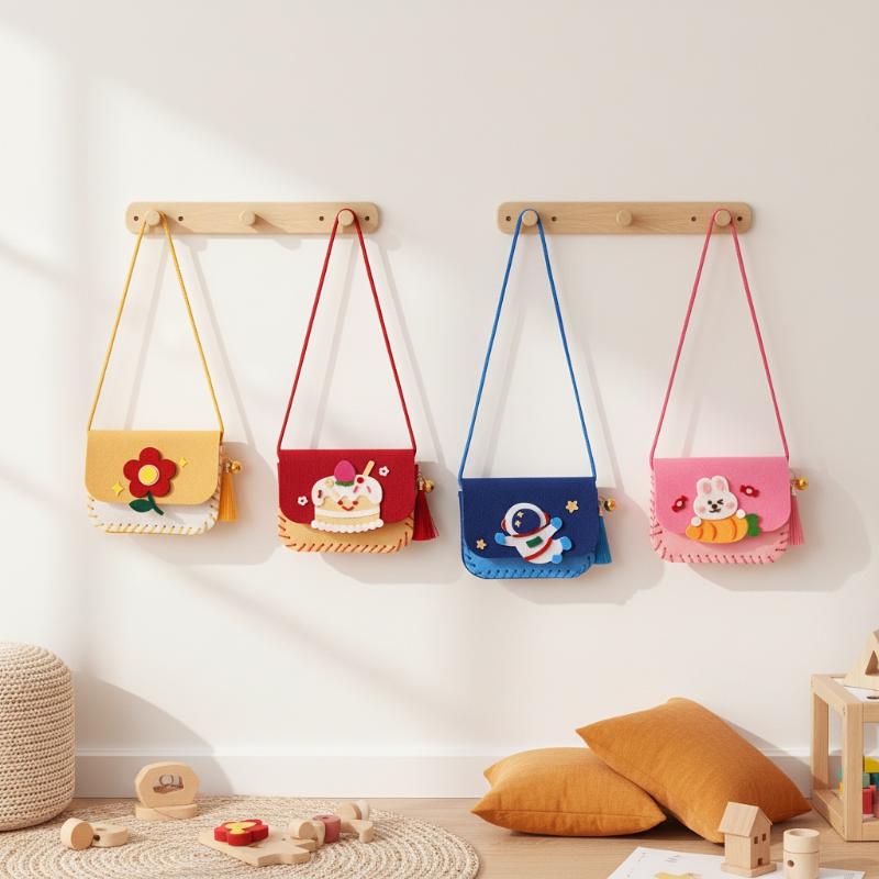 Cute Felt Felt Bag Making Kit  - Art Craft Bag ulasan dan harga