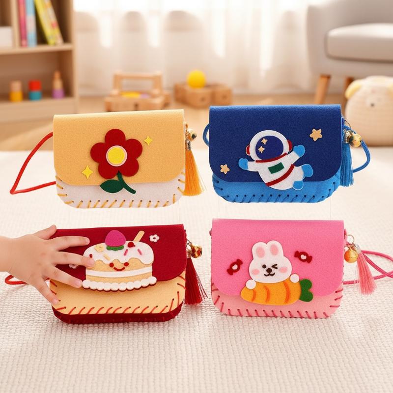 Cute Felt Felt Bag Making Kit  - Art Craft Bag ulasan dan harga