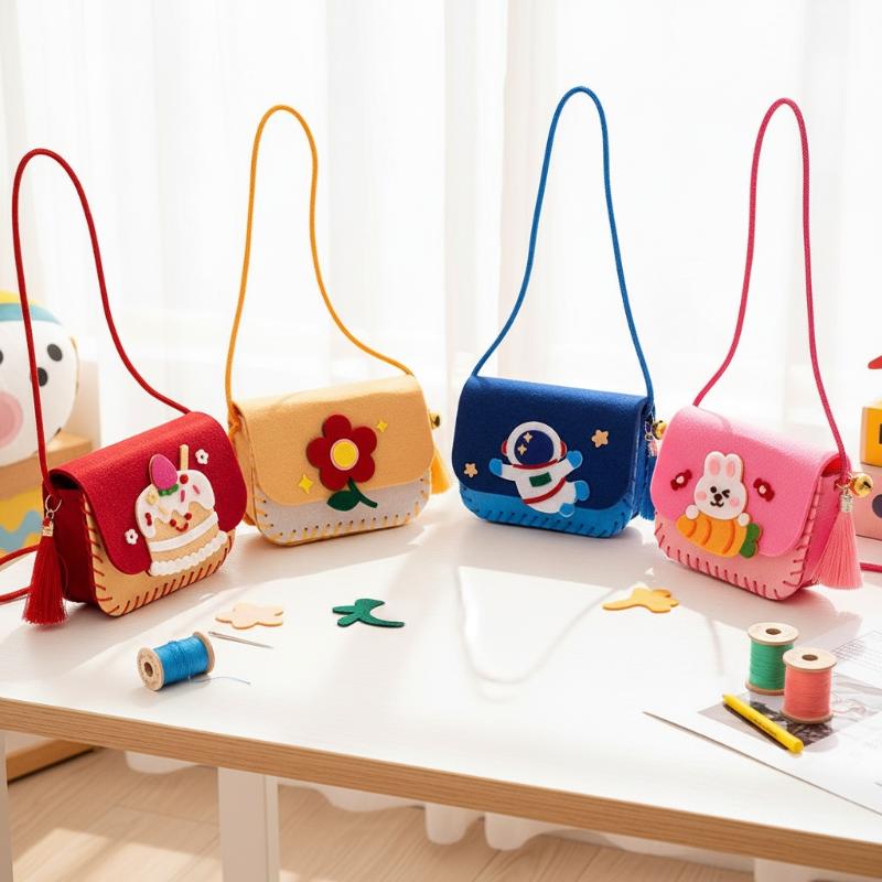 Cute Felt Felt Bag Making Kit  - Art Craft Bag ulasan dan harga