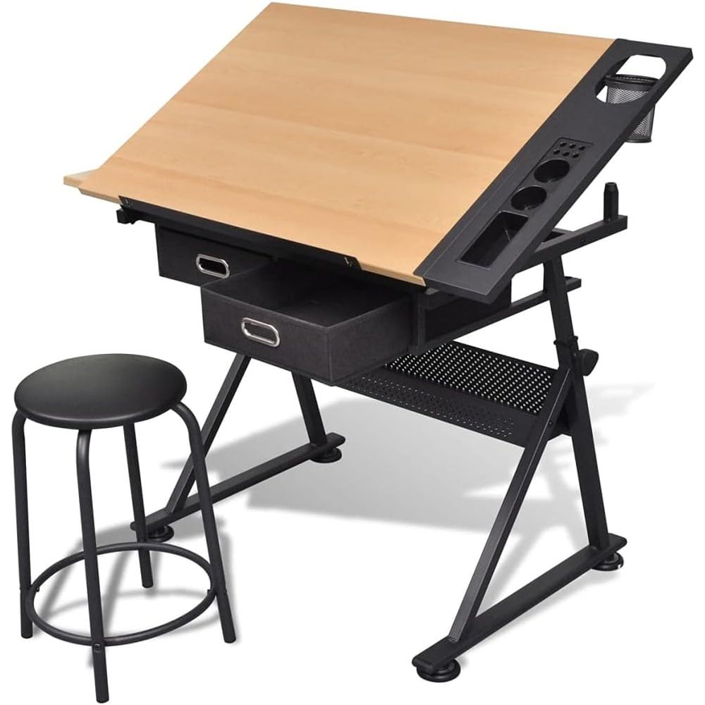 Adjustable Height Drafting Tab - Art & Craft Zone ulasan dan harga