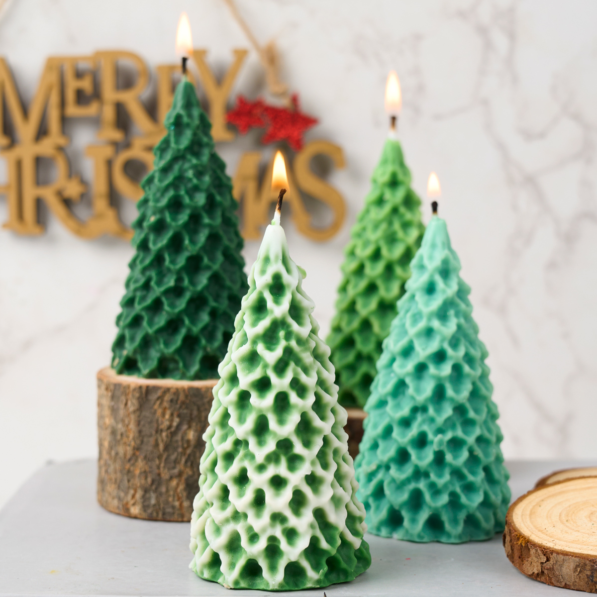 3D Christmas Tree Silicone Can - Art And Craft Xmas Tree ulasan dan harga