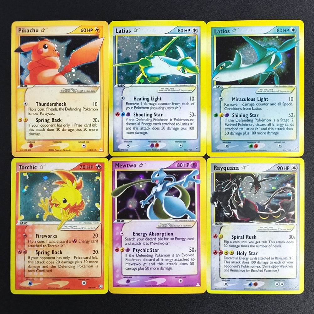 Diy Pokemon Card Gold Star Pik - Origami Paper Set ulasan dan harga