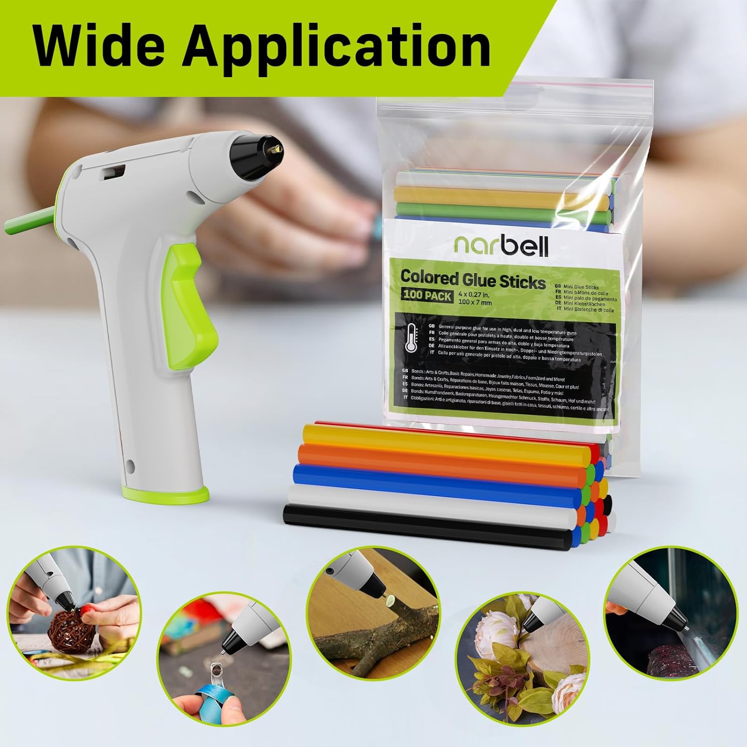 Mini Hot Glue Sticks 100 Pcs,  - School Of Art X Craft ulasan dan harga