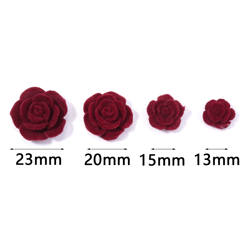 20pcs Resin Rose Flower Wine R - Art Craft Items ulasan dan harga