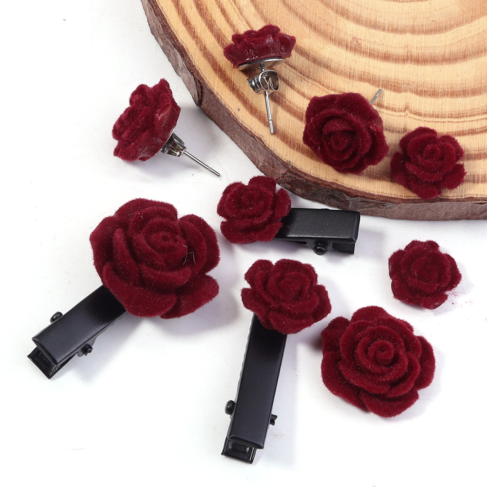 20pcs Resin Rose Flower Wine R - Art Craft Items ulasan dan harga
