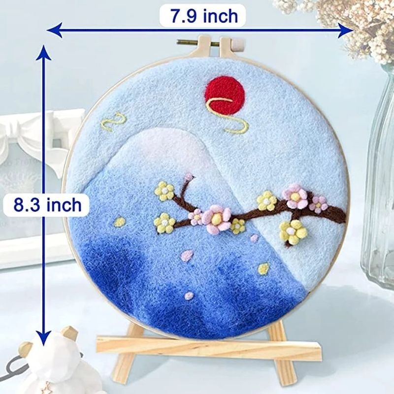 DIY Wool Embroidery Kit Creati - Art Craft Ideas For Kids ulasan dan harga