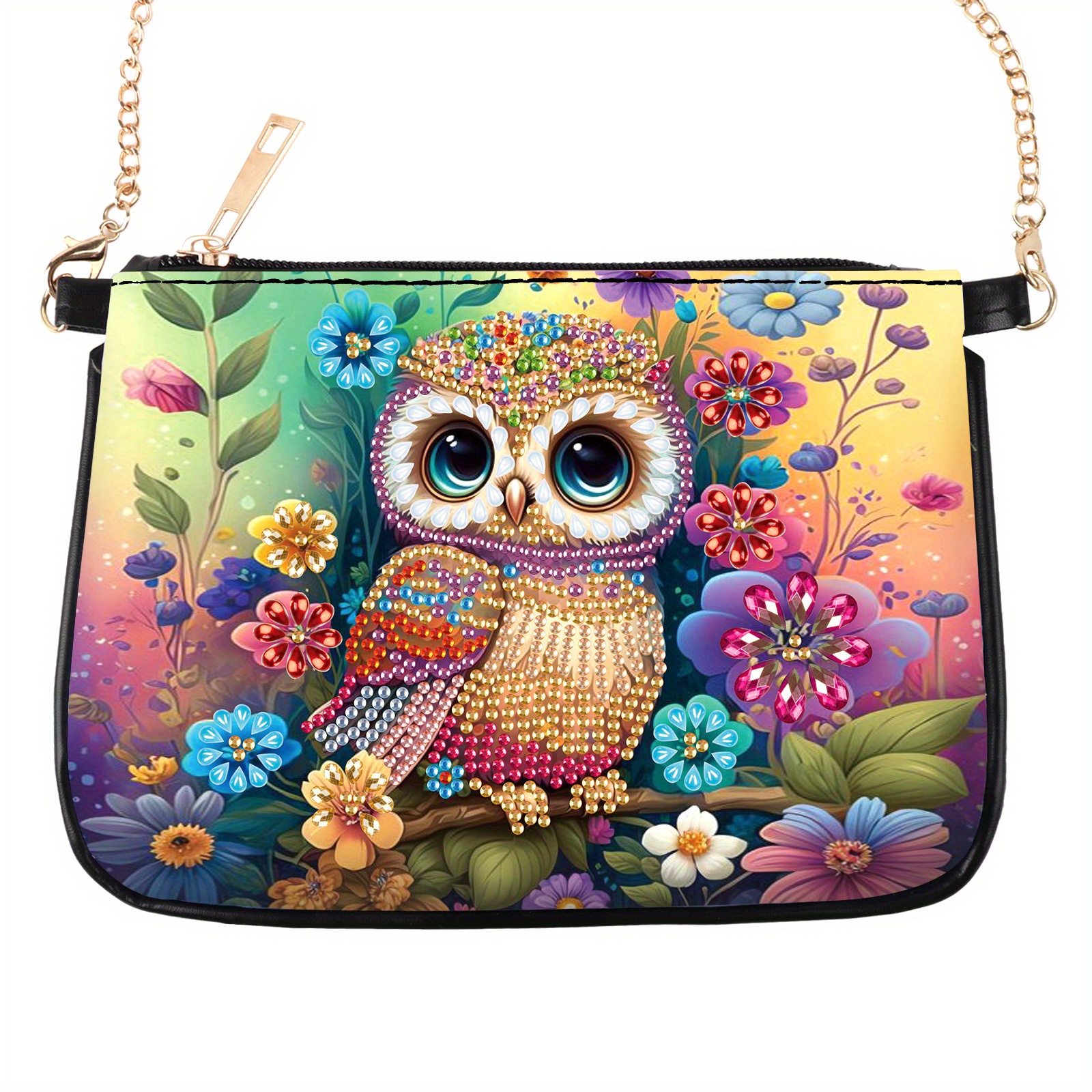 Colorful Owl Diamond Art Paint - Art Craft Bag ulasan dan harga