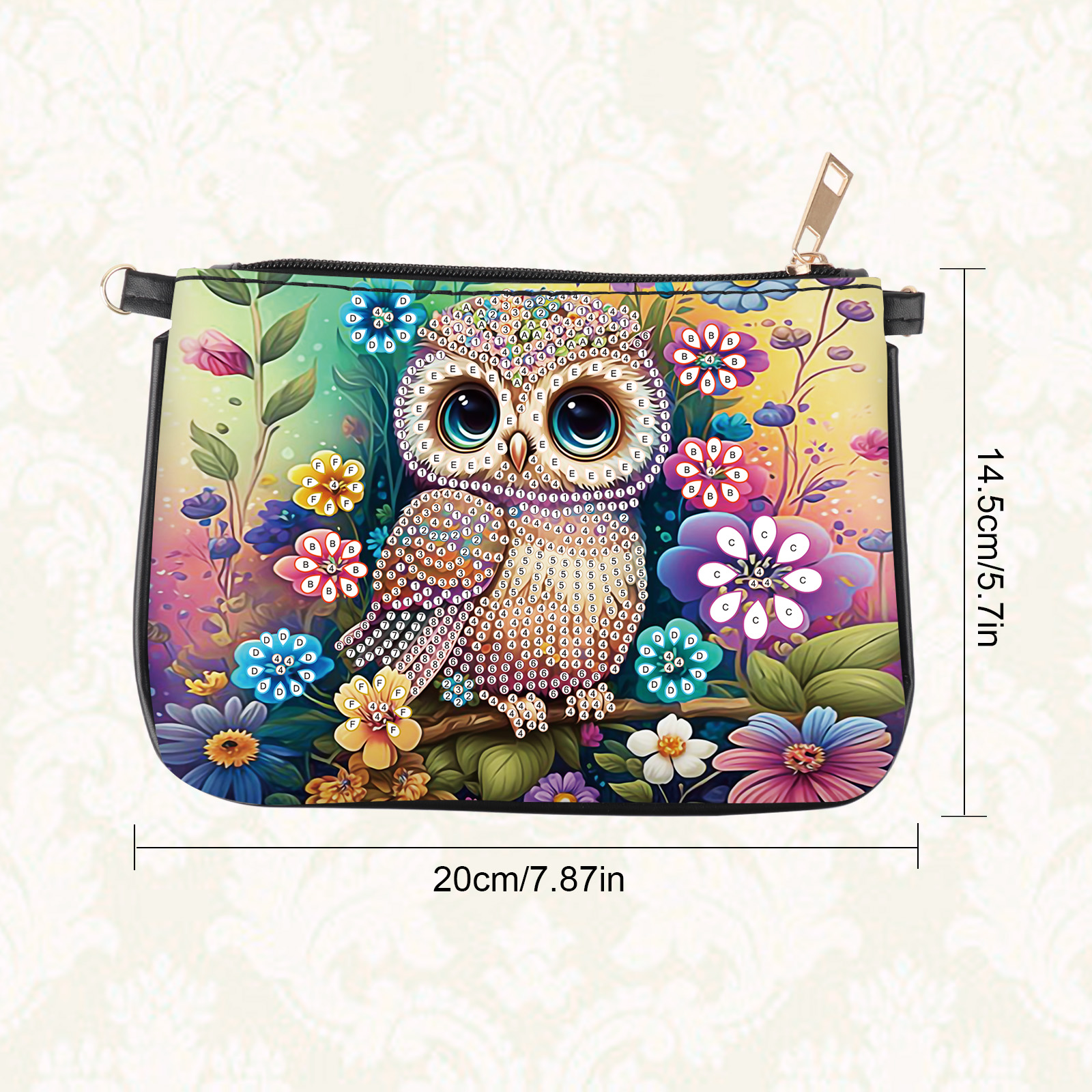 Colorful Owl Diamond Art Paint - Art Craft Bag ulasan dan harga