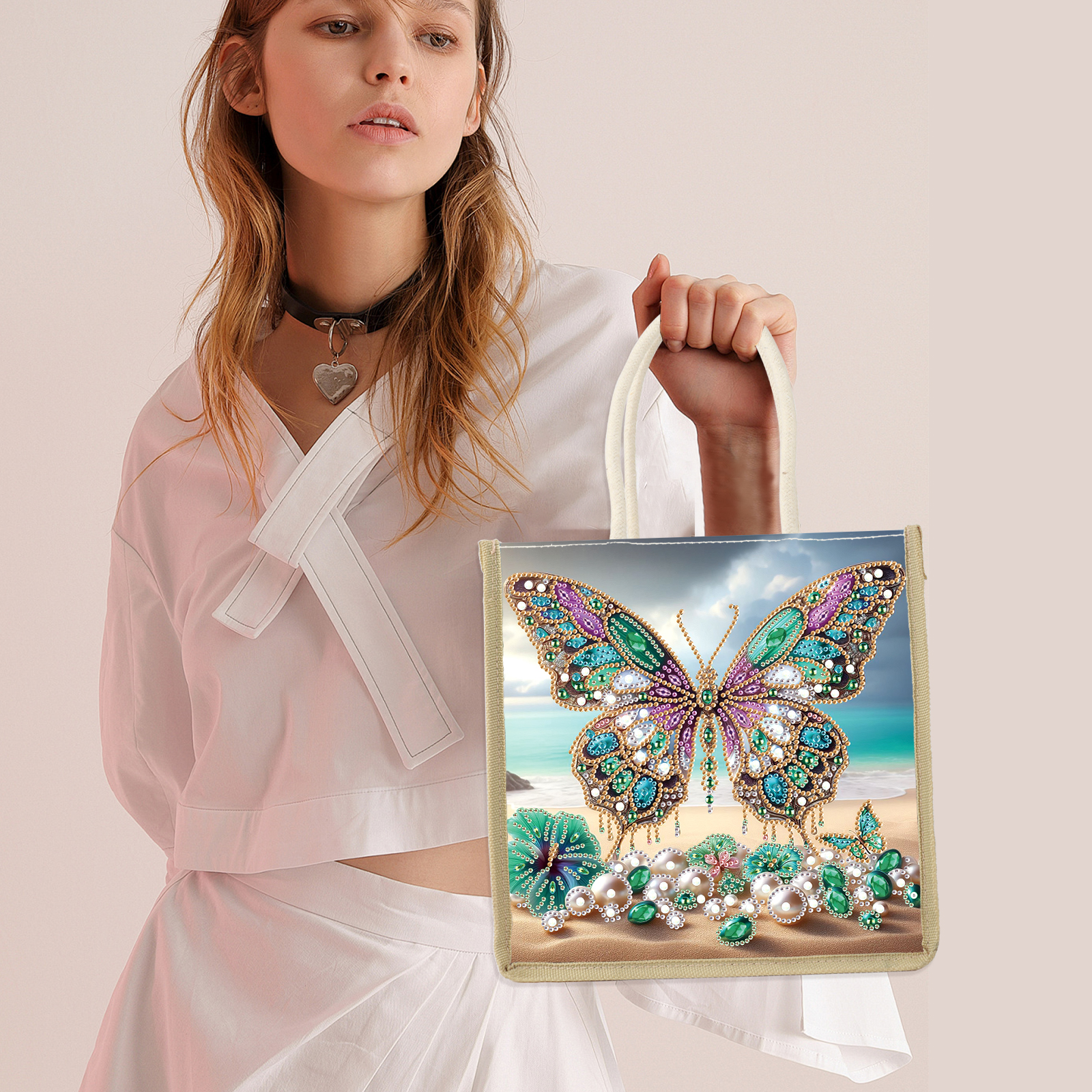 Diamond Art Painting Handbag K - Art Craft Bag ulasan dan harga