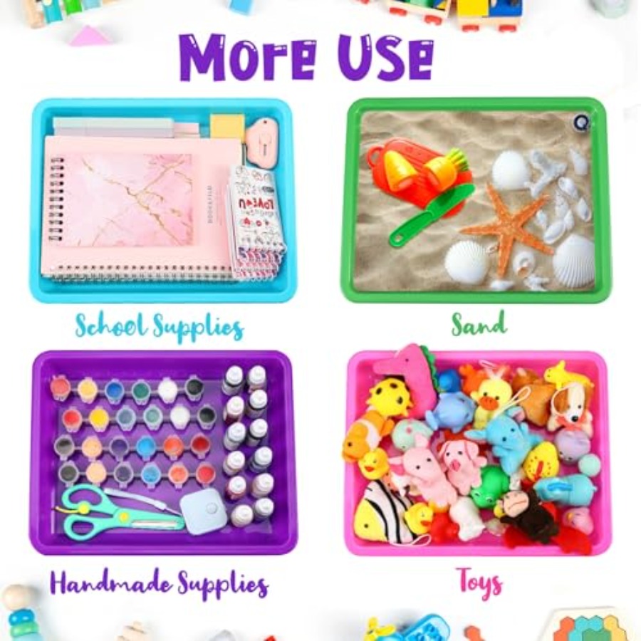 24 Pcs Plastic Art Trays 11 x  - School Of Art X Craft ulasan dan harga