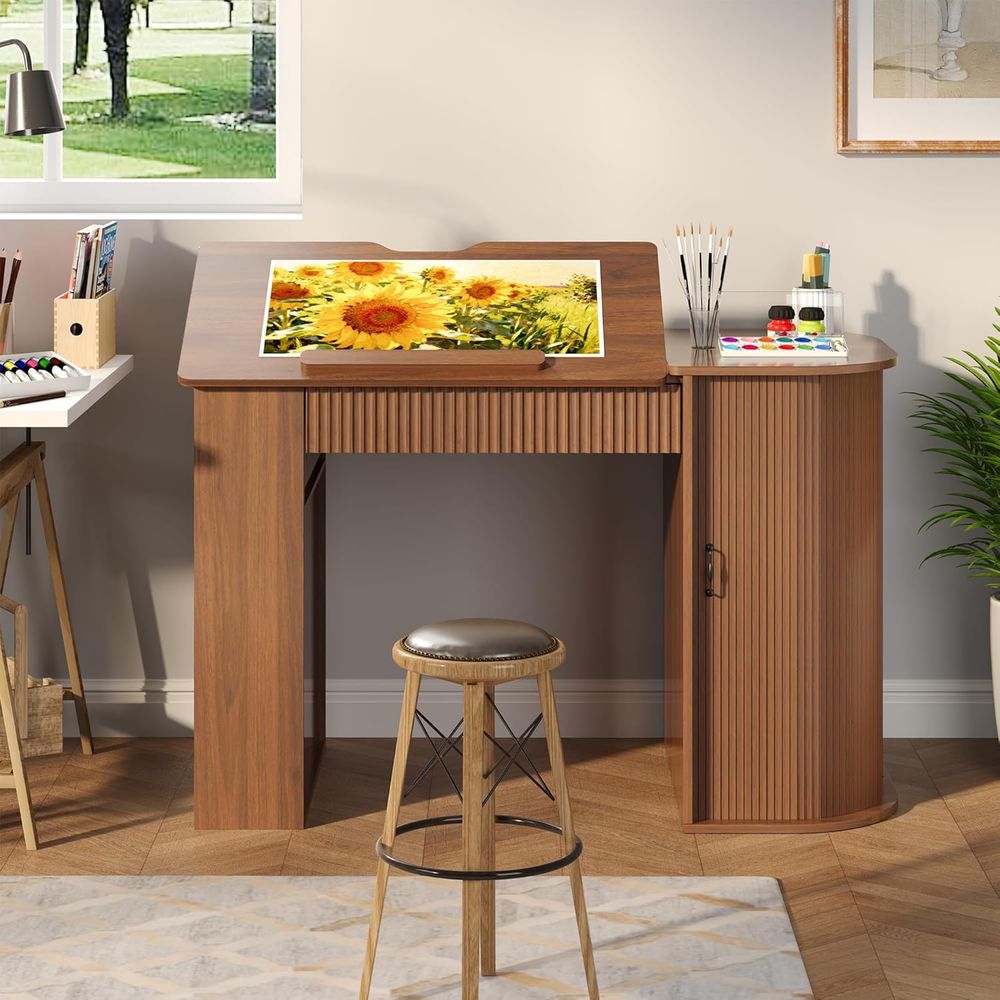 Storage Cabinet Desk with Shel - Art & Craft Zone ulasan dan harga