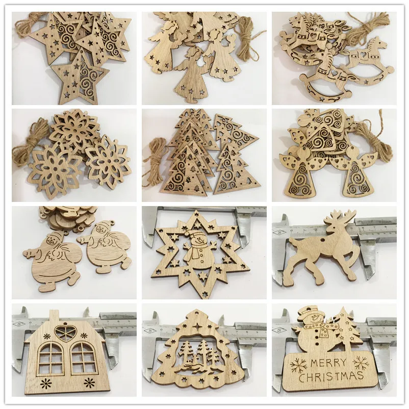 Unfinished Paintable Blank Woo - Art And Craft Xmas Tree ulasan dan harga