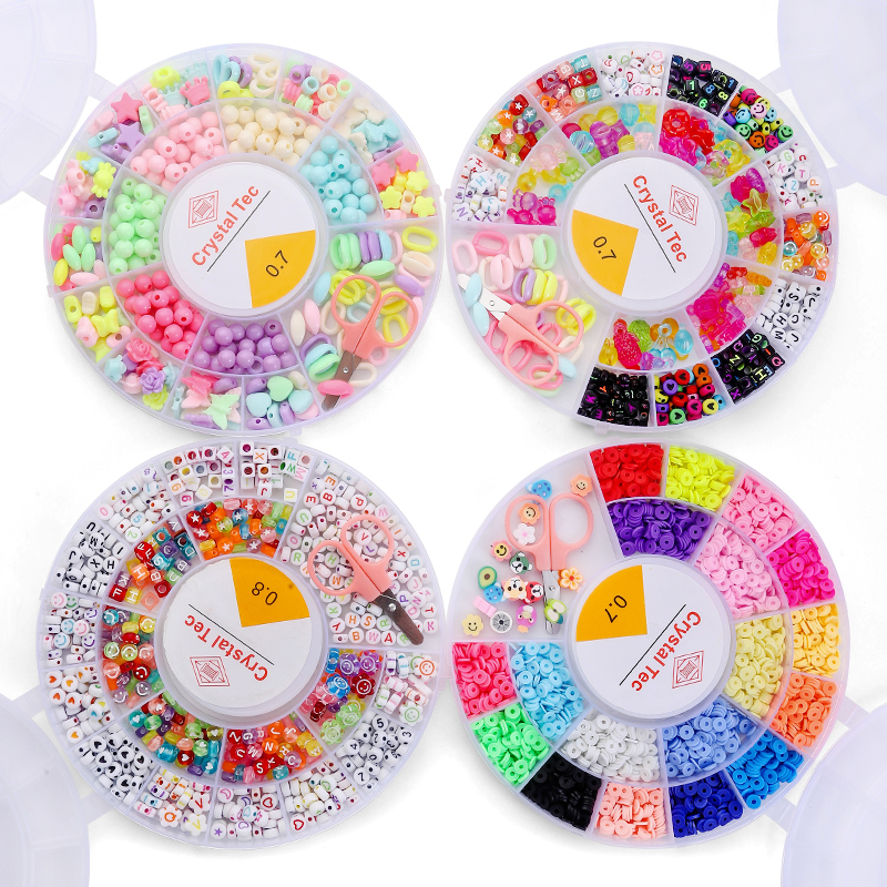 Clay Beads Bracelet Making Kit - Letter S Art Craft ulasan dan harga
