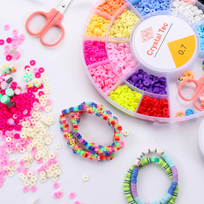 Clay Beads Bracelet Making Kit - Letter S Art Craft ulasan dan harga