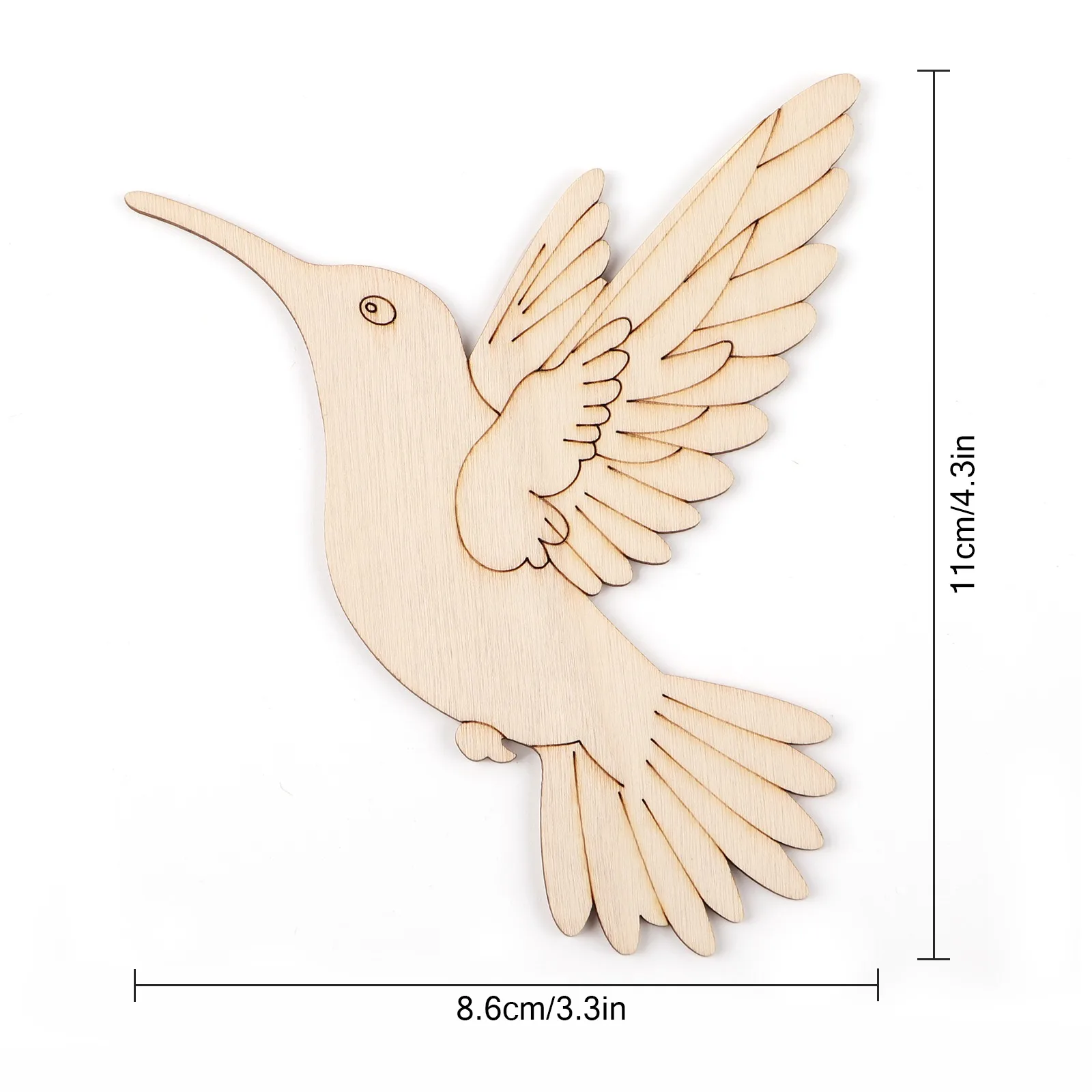 10pcs Unfinished Wood Animal B - Art & Craft Zone ulasan dan harga