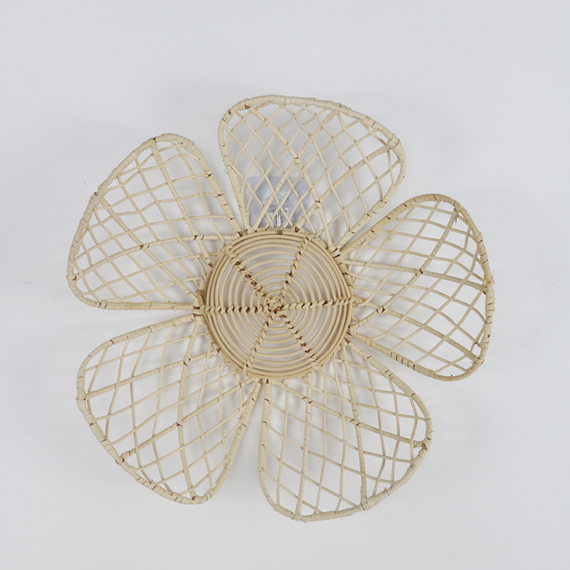INS Nordic Woven Rattan Flower - Art And Craft Photos ulasan dan harga
