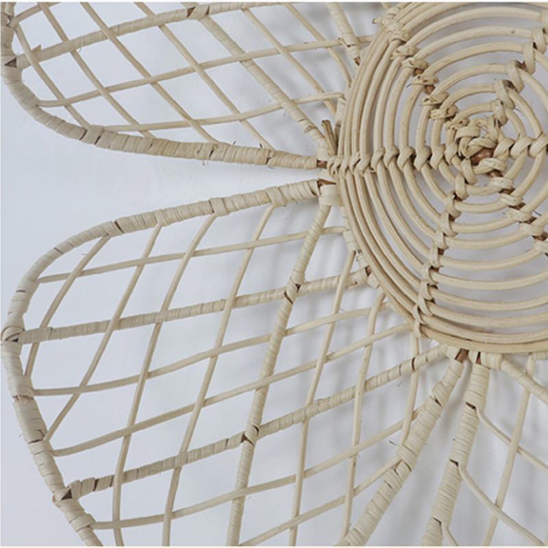 INS Nordic Woven Rattan Flower - Art And Craft Photos ulasan dan harga