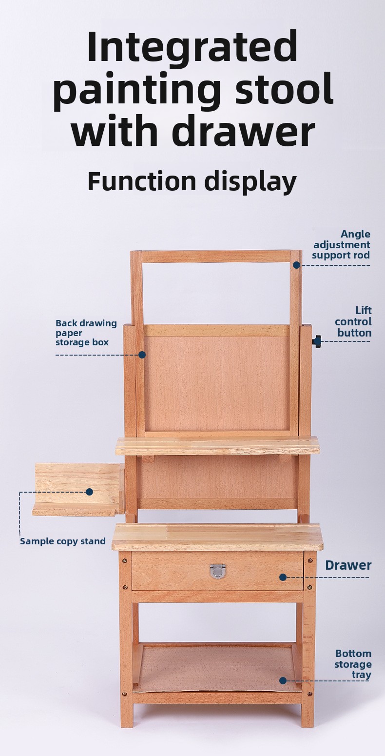 HXL integrated painting stool  - Art & Craft Zone ulasan dan harga