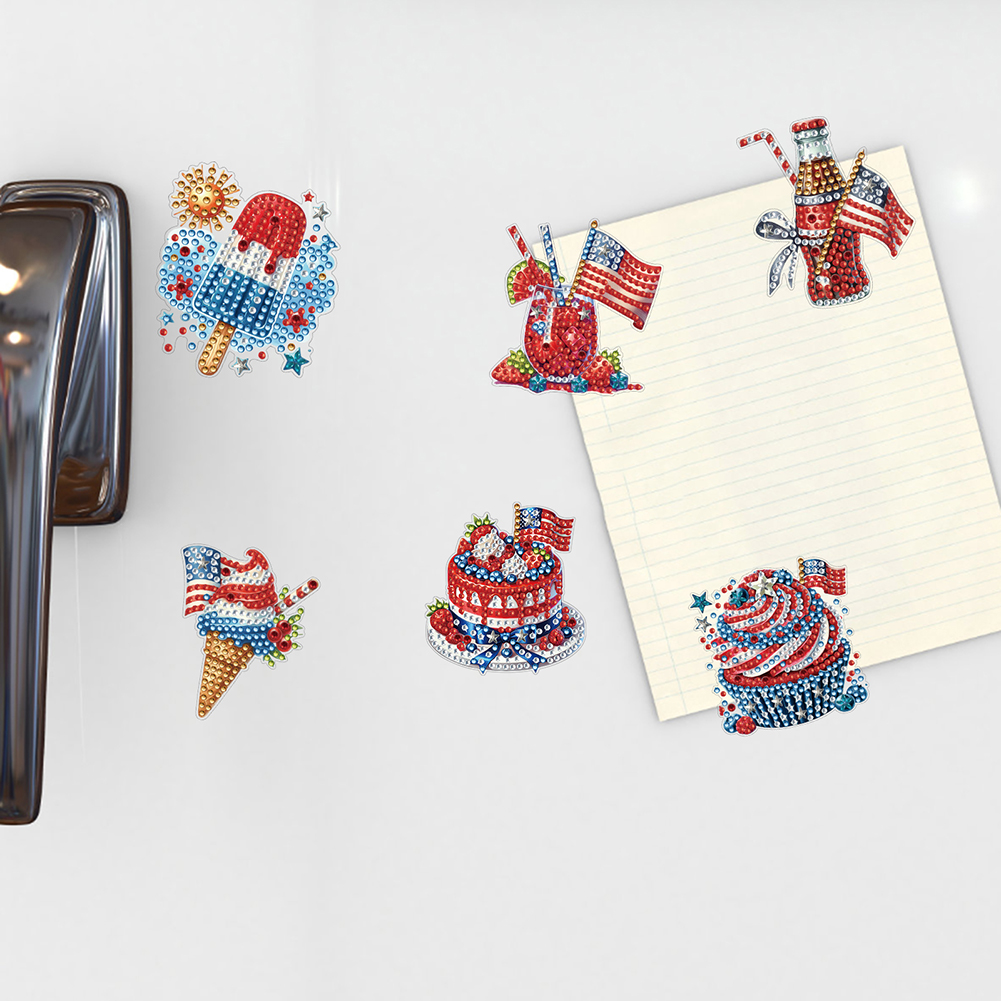 6pcs Acrylic DIY Independence  - Art And Craft Independence Day ulasan dan harga