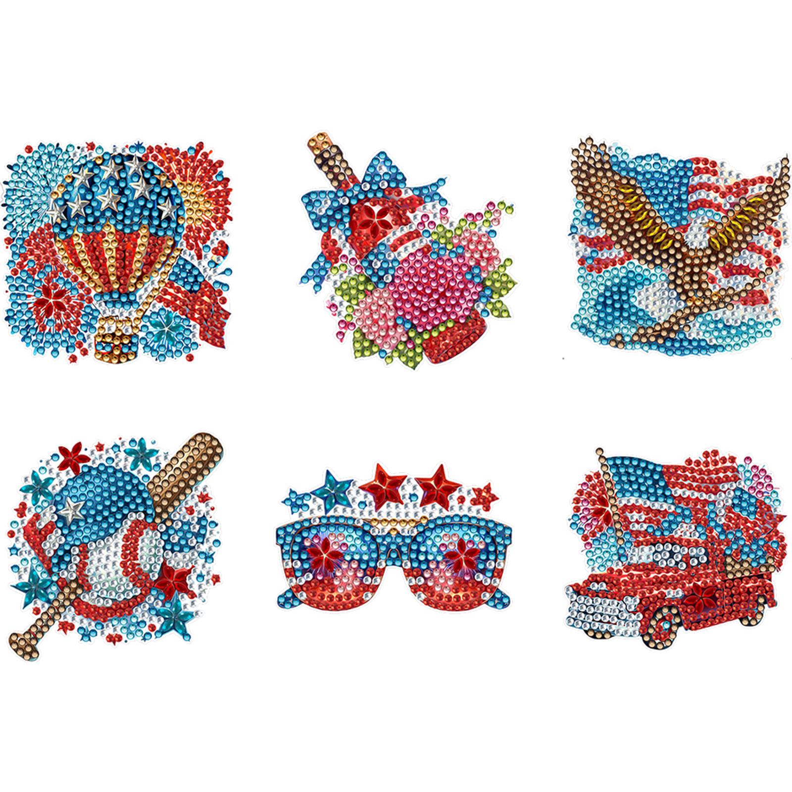 6pcs Acrylic DIY Independence  - Art And Craft Independence Day ulasan dan harga