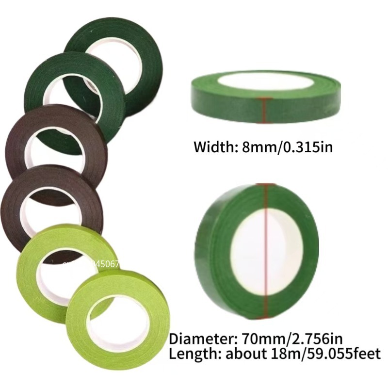 Floriculture Tapes Green Tape  - Art Craft Items ulasan dan harga