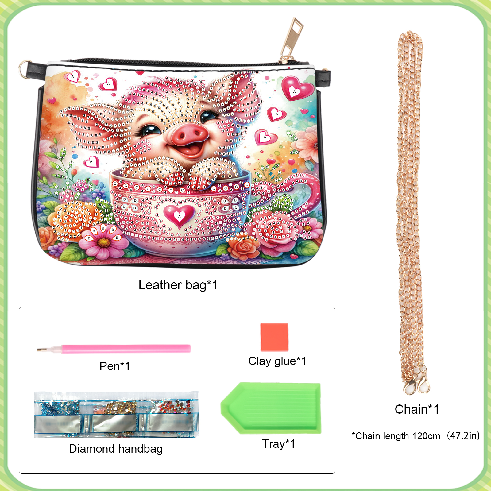Diamond Art Painting bag Kits  - Art Craft Bag ulasan dan harga