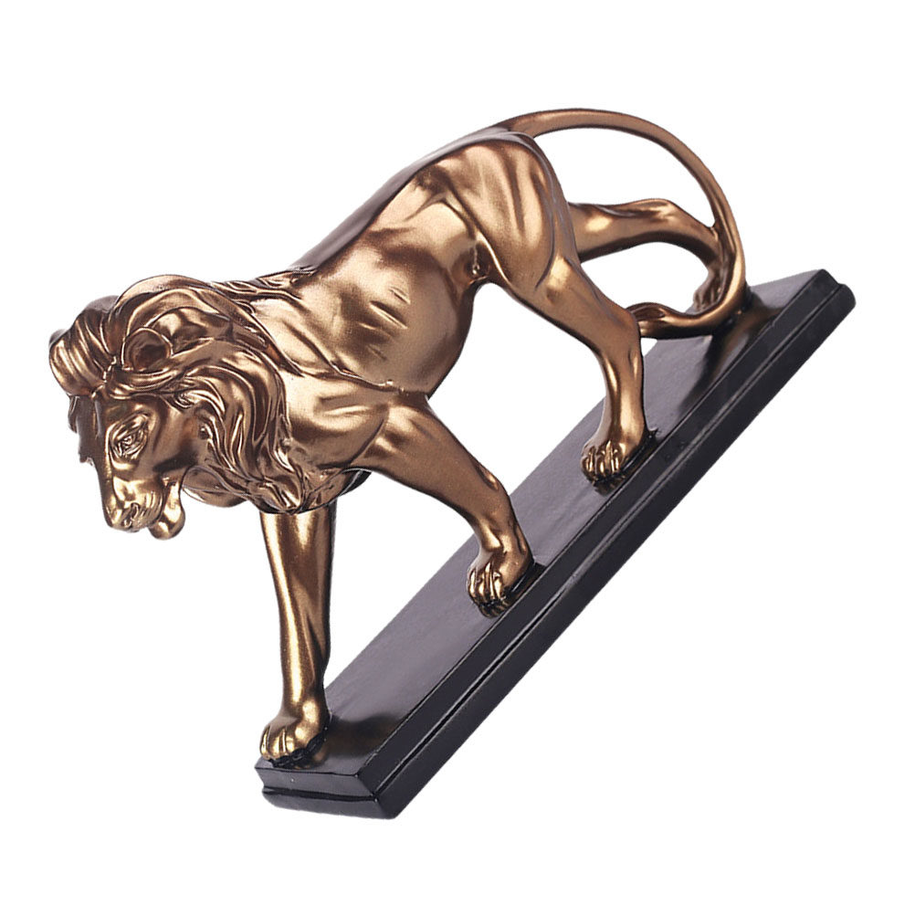 1Pcs Lion Statue Ornament Prem - Art Craft Lion ulasan dan harga