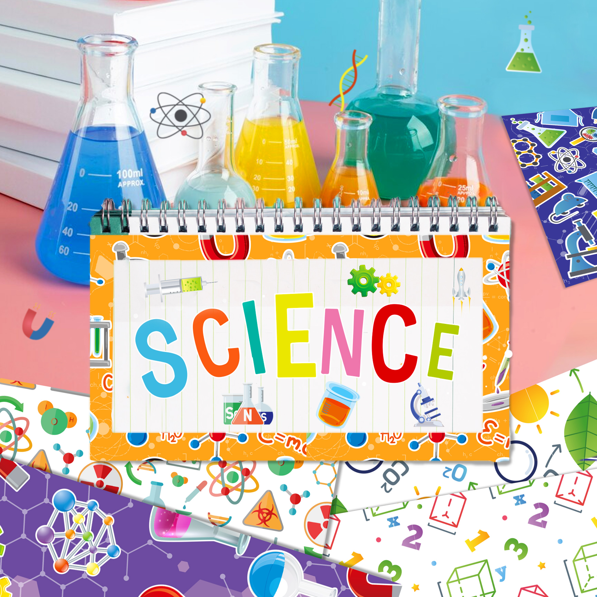 24pcs Science Scientist Scrapb - Art And Craft Photos ulasan dan harga