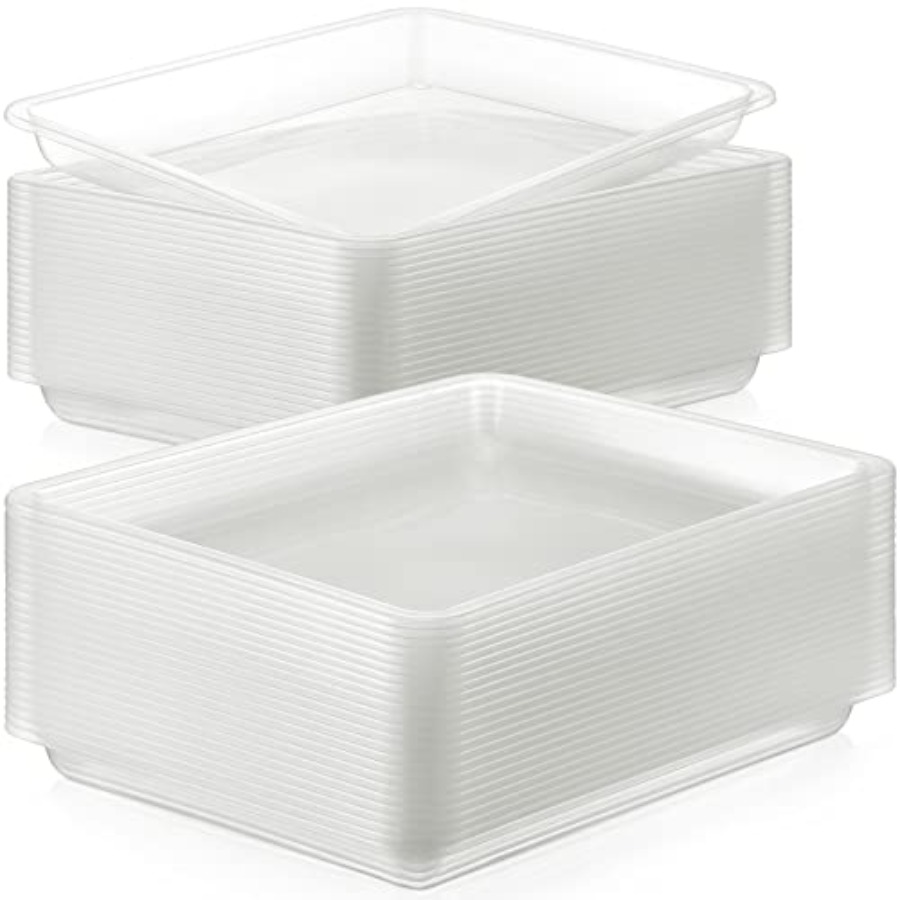 24 Pcs Plastic Art Trays 11 x  - School Of Art X Craft ulasan dan harga