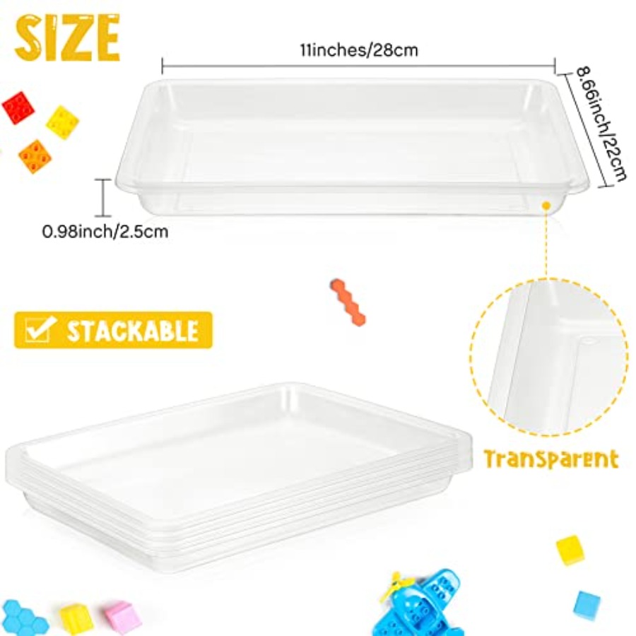 24 Pcs Plastic Art Trays 11 x  - School Of Art X Craft ulasan dan harga