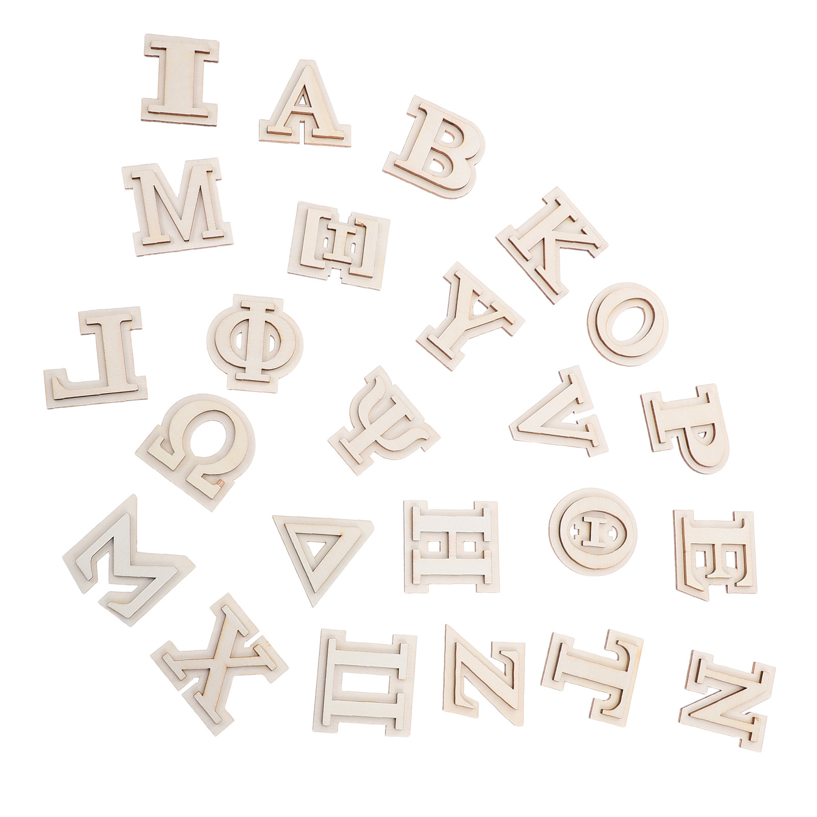 24Pcs Greek Alphabet Letters D - Letter S Art Craft ulasan dan harga