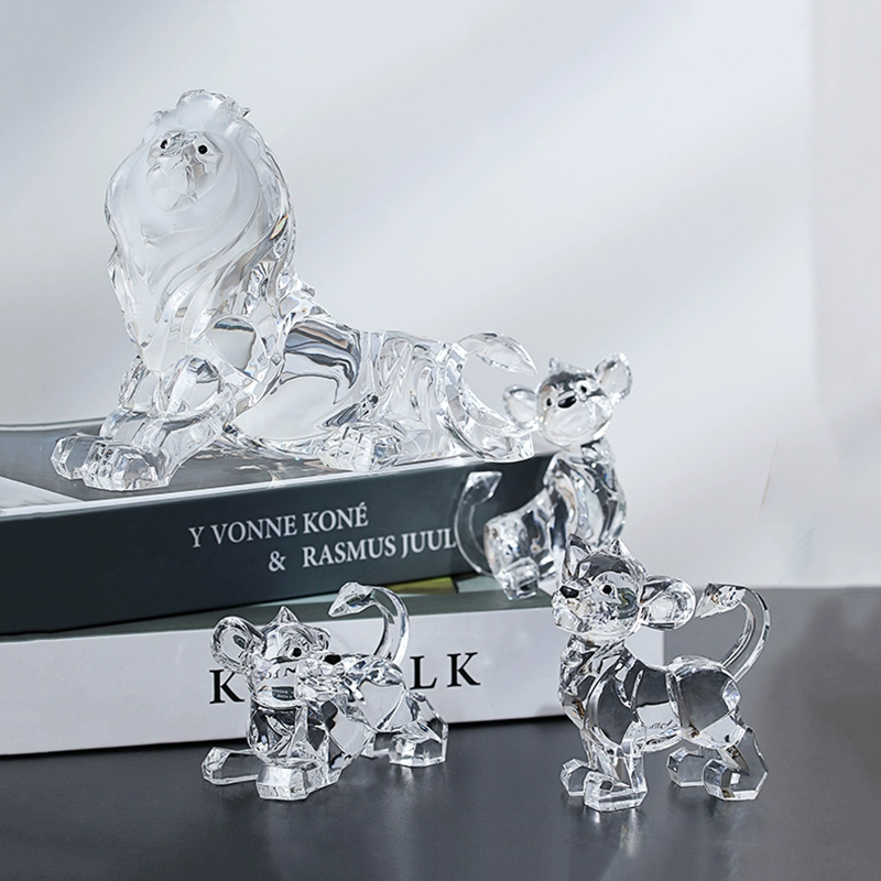 Small Lion Sculpture Ornament, - Art Craft Lion ulasan dan harga