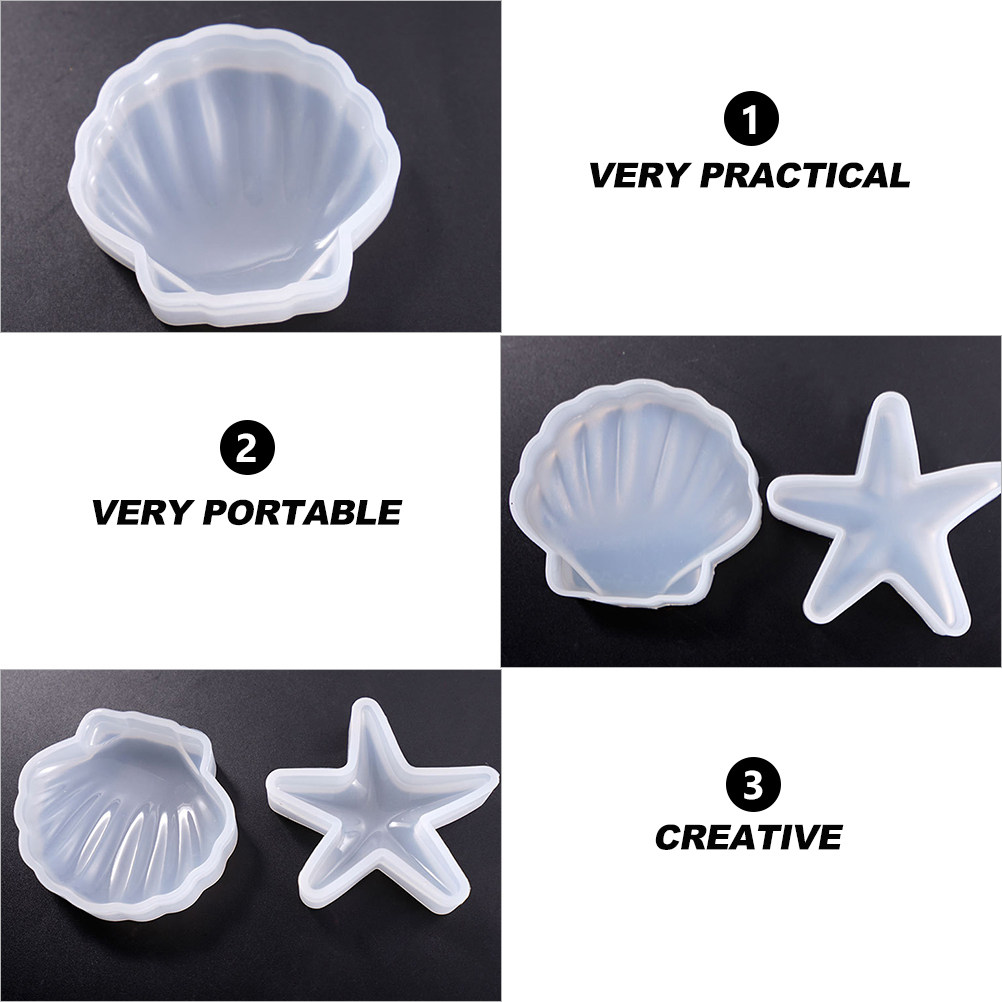 2Pcs Ocean Sea Star Silicone M - Art Craft Ideas Easy ulasan dan harga