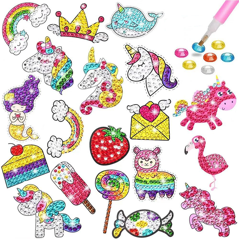 Make Diamond Stickers Kids 5D  - Art Craft Ideas For Kids ulasan dan harga