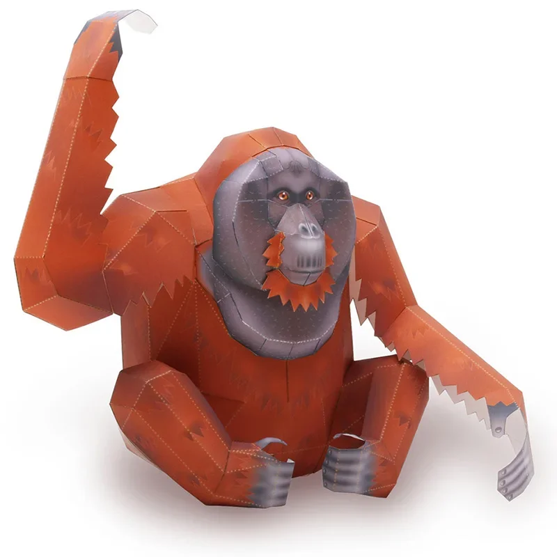 Orangutan Gorilla Origami Art  - Art Craft Center ulasan dan harga