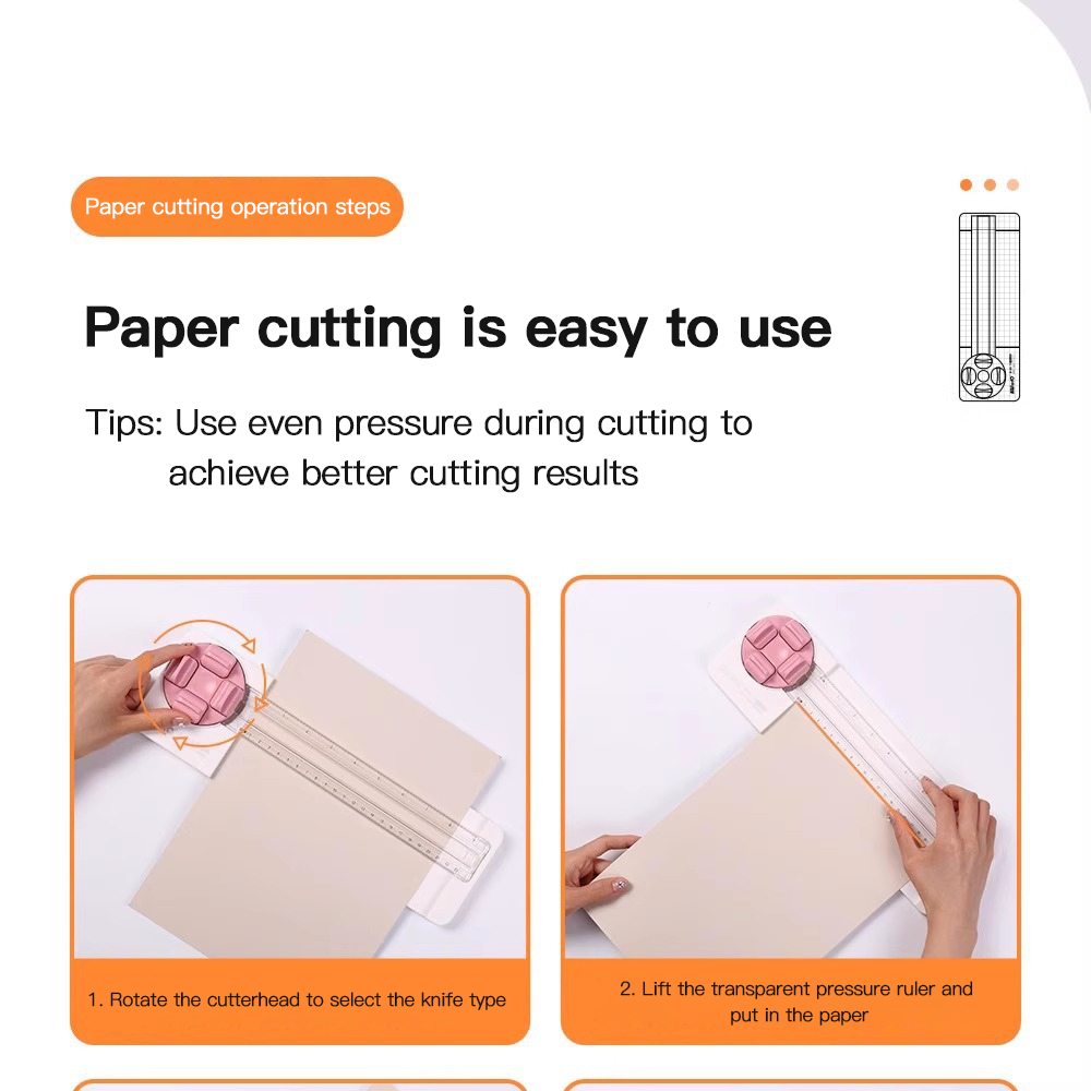 1pcs Mini Paper Trimmer Paper  - Art And Craft Photos ulasan dan harga
