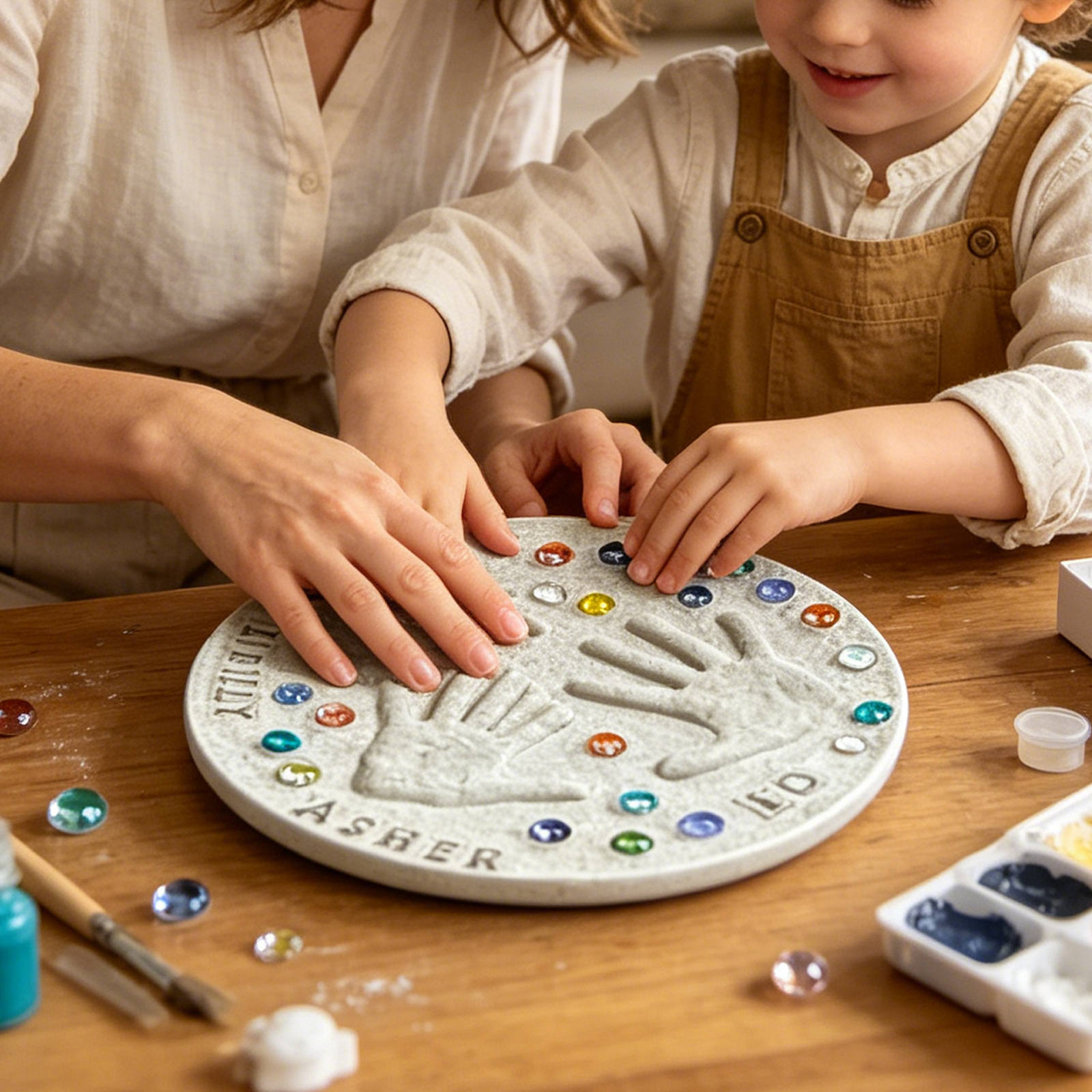 Mother Day DIY Handprint Gift  - Art Craft Mother'S Day ulasan dan harga
