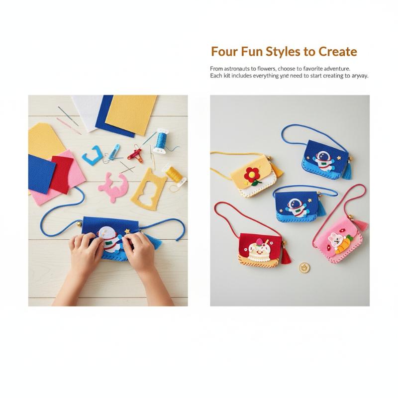 Children Felt Bag Making Kit D - Art Craft Bag ulasan dan harga