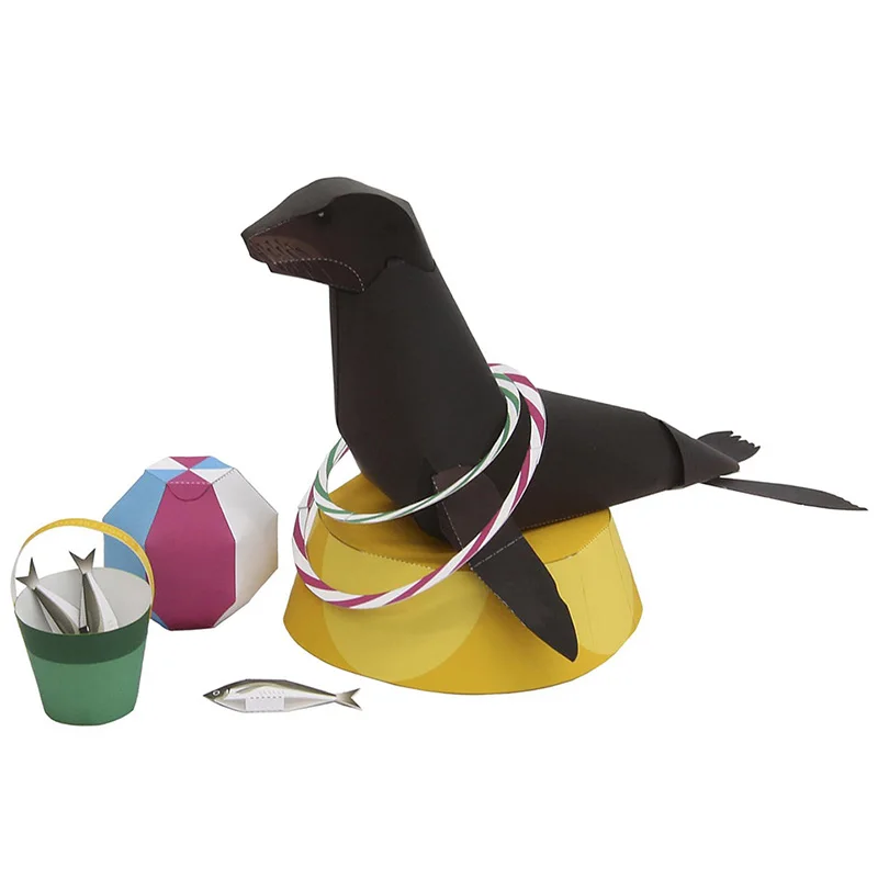 Sea Lion Folding Origami Art M - Art Craft Lion ulasan dan harga