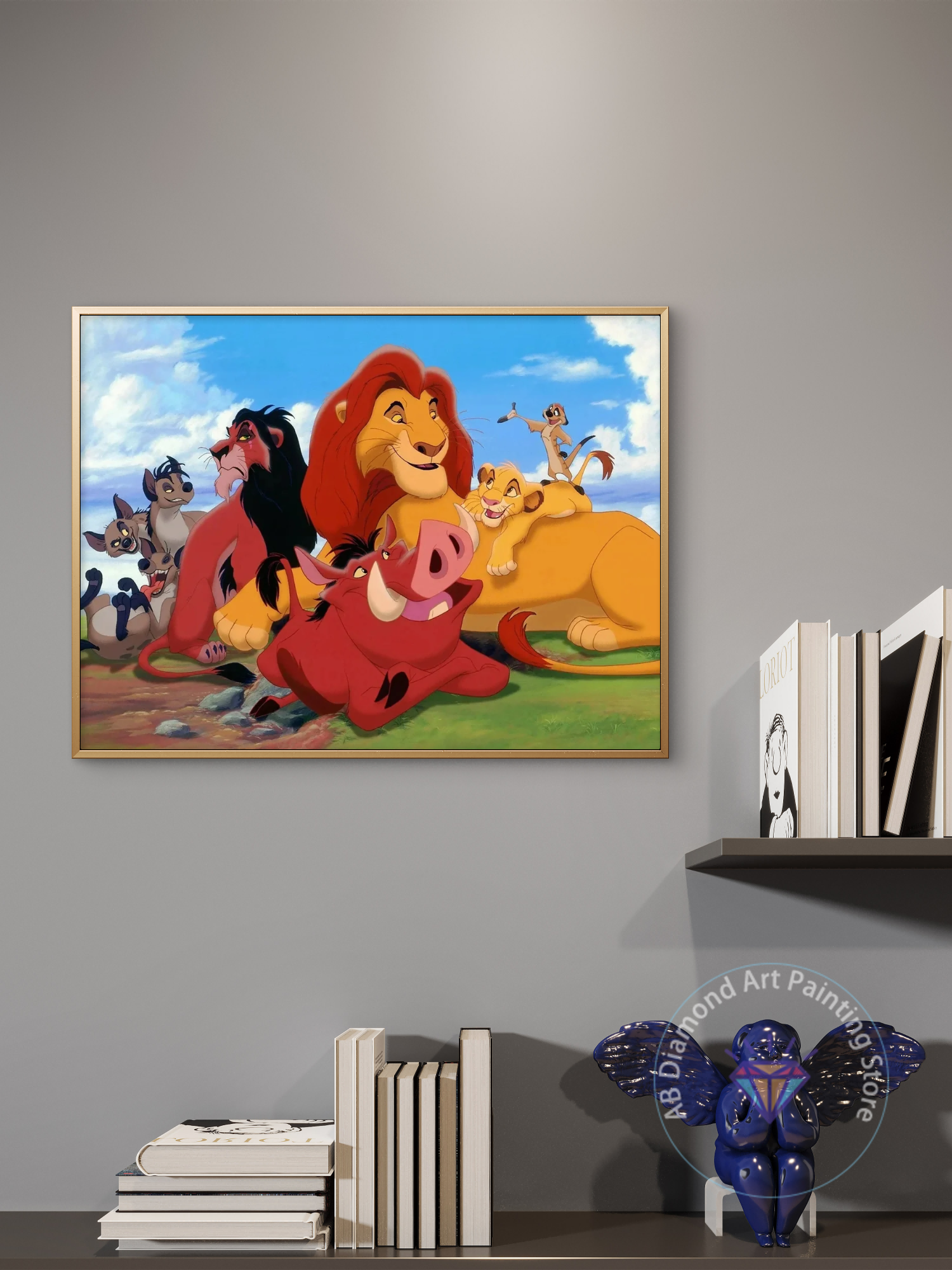 The Lion King AB Diamond Paint - Art Craft Lion ulasan dan harga